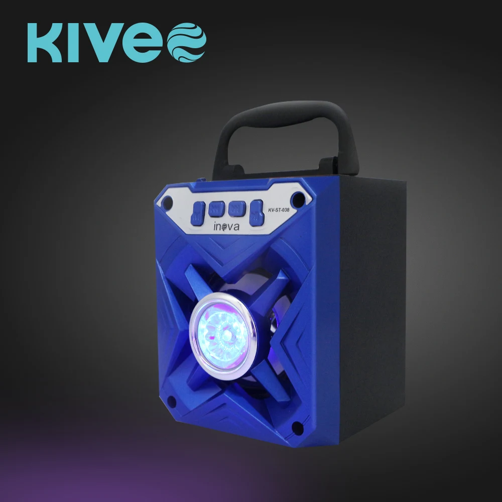 Гуандун беспроводной мини портативный динамик со светодиодной подсветкой