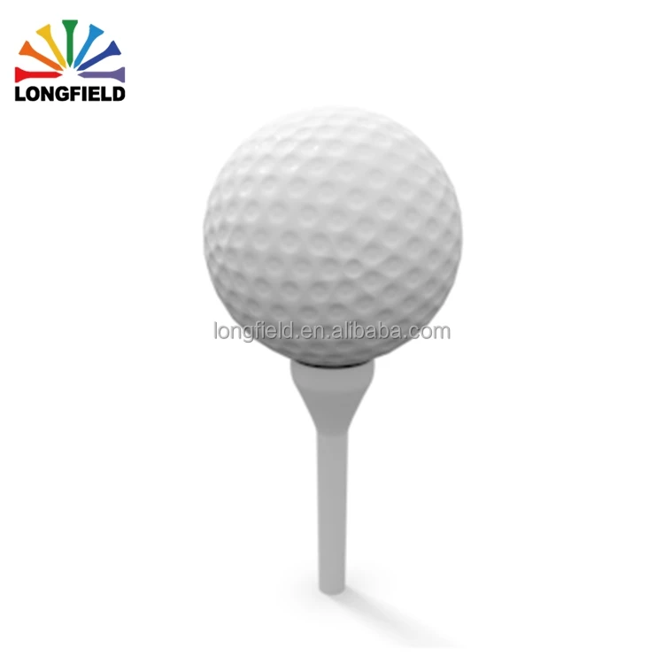 
Custom Logo Synthetic Rubber Resin White Large Golf Ball 