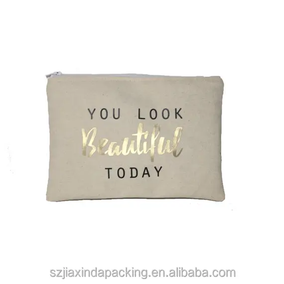 Canvas Zipper Cosmetic Packaging Bag