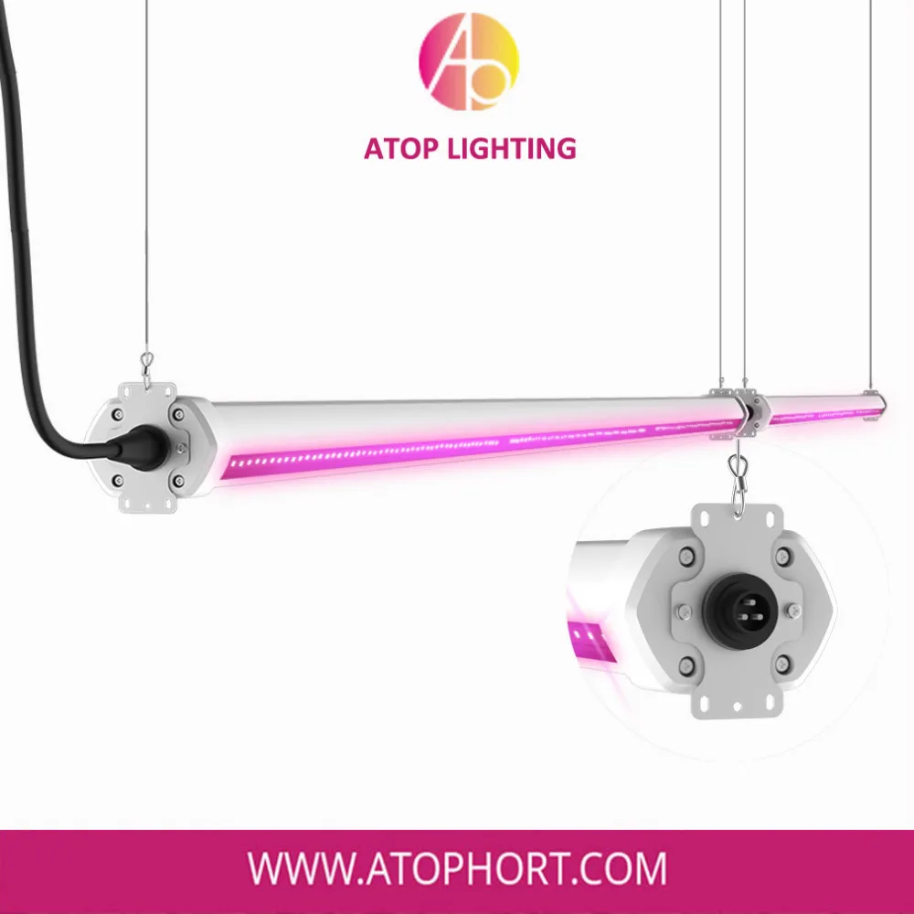 ATOP индивидуальные спектра гидропоники rgb светодиодные огни растут трубки для парниковых орхидеи саженцы сад Многолетние цветы