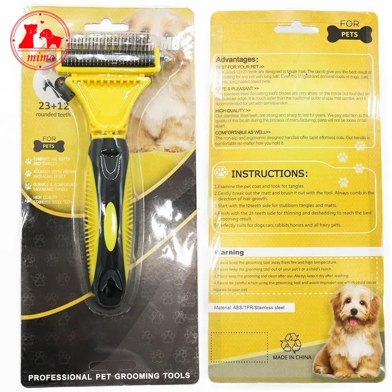 Pet Dog Cat Bath Brush Comb Rubber Glove Hair Fur Grooming Massaging Brush For Cat Dog  Grooming Deshedding Dematting Comb Tool