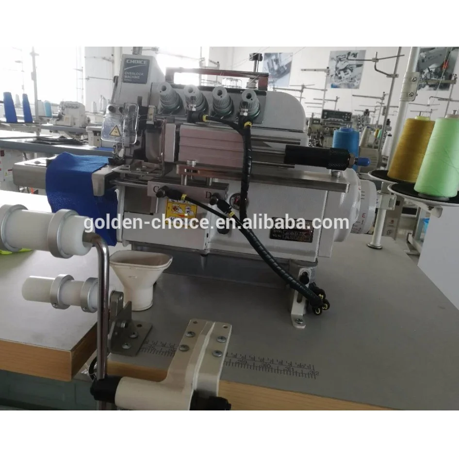 GC5104EX-D-RC Direct-Drive Round Collar Attaching Small Cyiner-Bed 3 Thread Overlock Machine