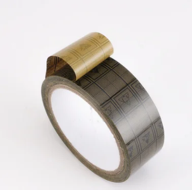 ESD tape anti-static packing boxs adhesive tape yellow anti-static grid(mesh) tape