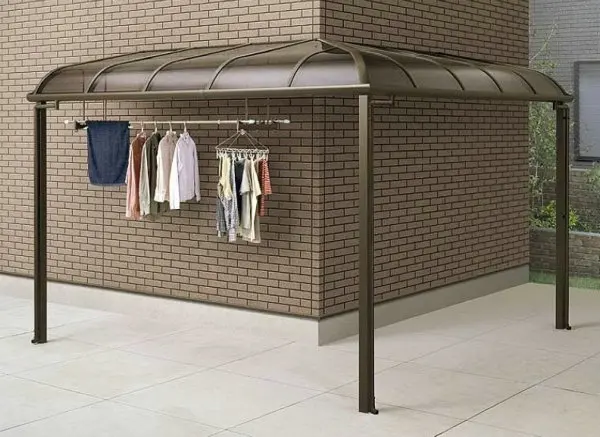 New design fashion low price carports garages with polycarbonate roof for wholesale