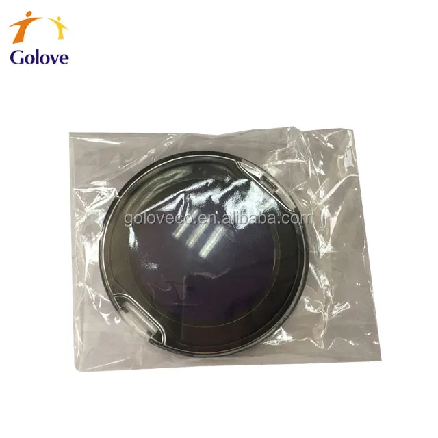 Purple round thumbprint ink pad for election