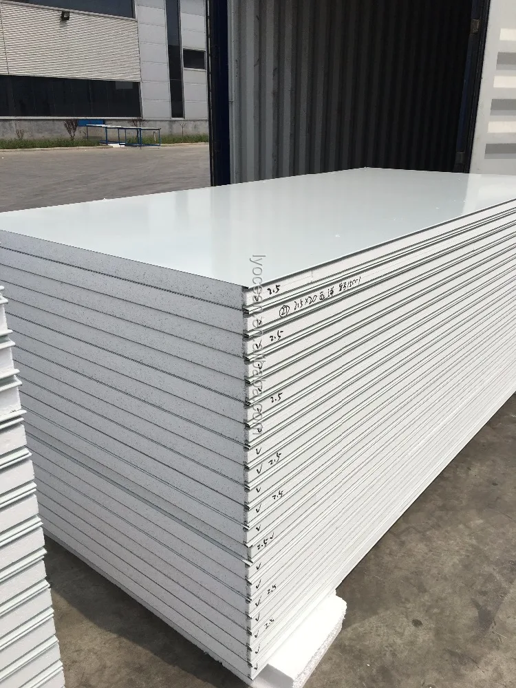 ASTM standard cold house insulated Polyurethane XPS EPS PVC Sandwich Panel