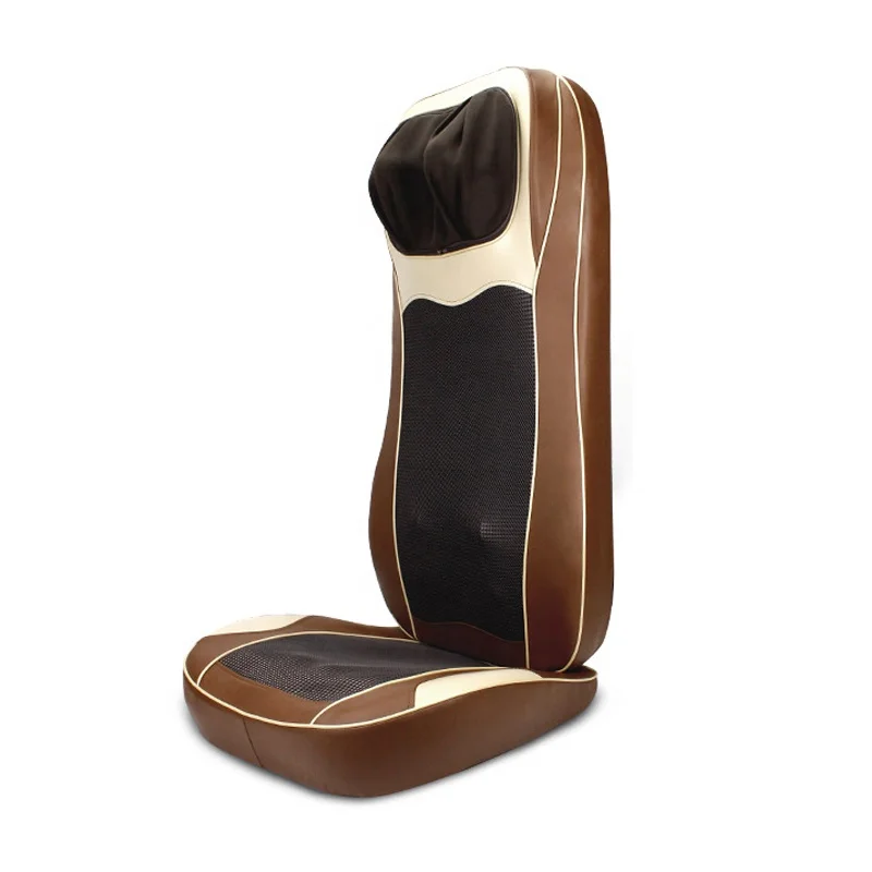 
car home use full body kneading shiatsu thermo neck massage cushion 