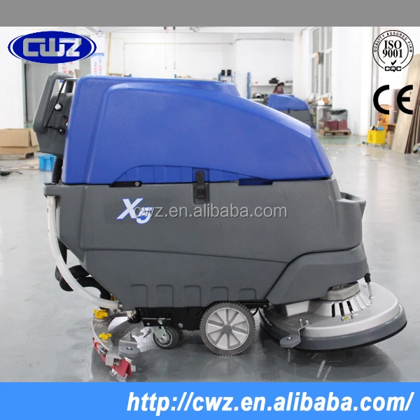 Hand push floor tile shopping mall cleaning equipment