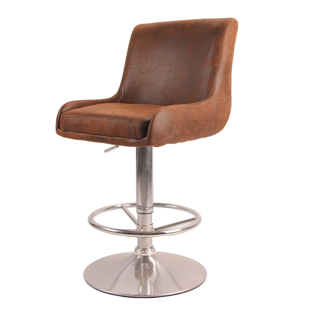 
Wholesale PU leather Seat Swivel High Bar Counter Stools with Back 