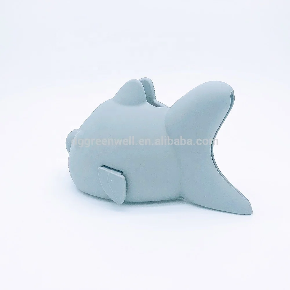 Baby Safety Silicone Kisses Fish Faucet Extender Water Spout Cover