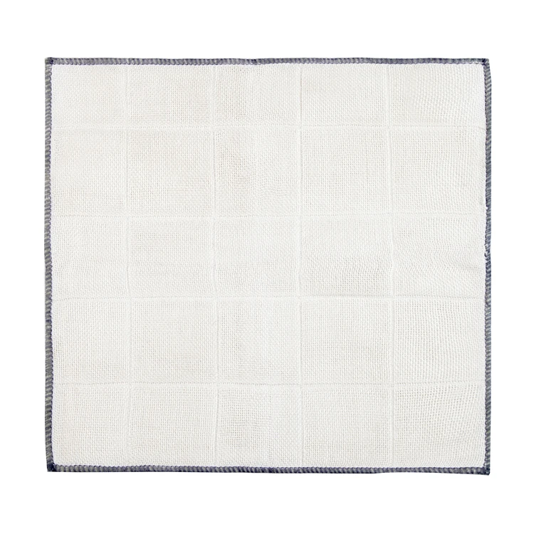 30*30CM super soft non stick oil white color household cleaning rag microfiber cloth