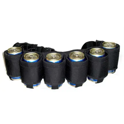 6 cans beer belt holder belt waist bag for party