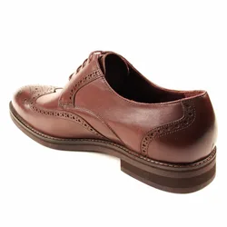 Мужские деловые туфли, коричневые кожаные туфли с пряжкой, мужские деловые классические туфли с высоким верхом, повседневные мужские туфли