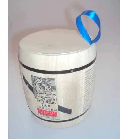 mini wooden coffee barrels