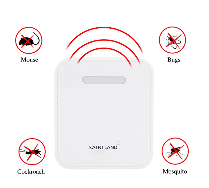 
Low Moq Chemical-Free Multifunctional Ultrasonic Pest Electronic Repeller 