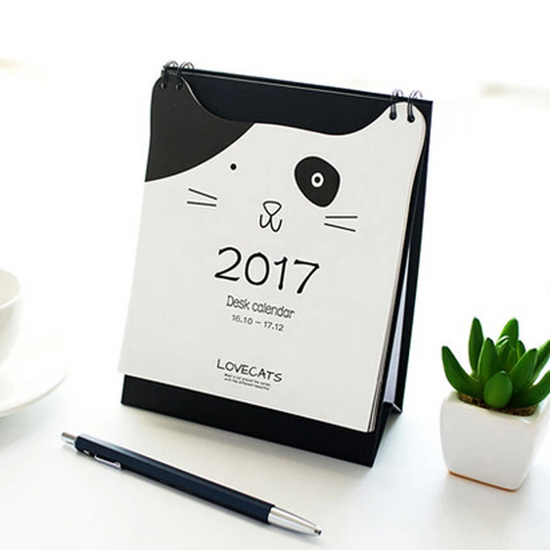 Desktop mini small desk calendar