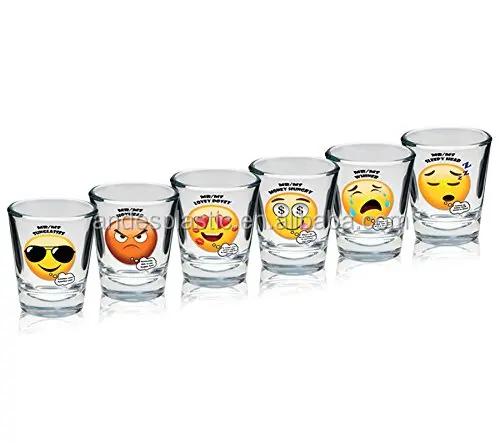 Без БФА, 2 унции, мини-пластиковое стекло для рекламы