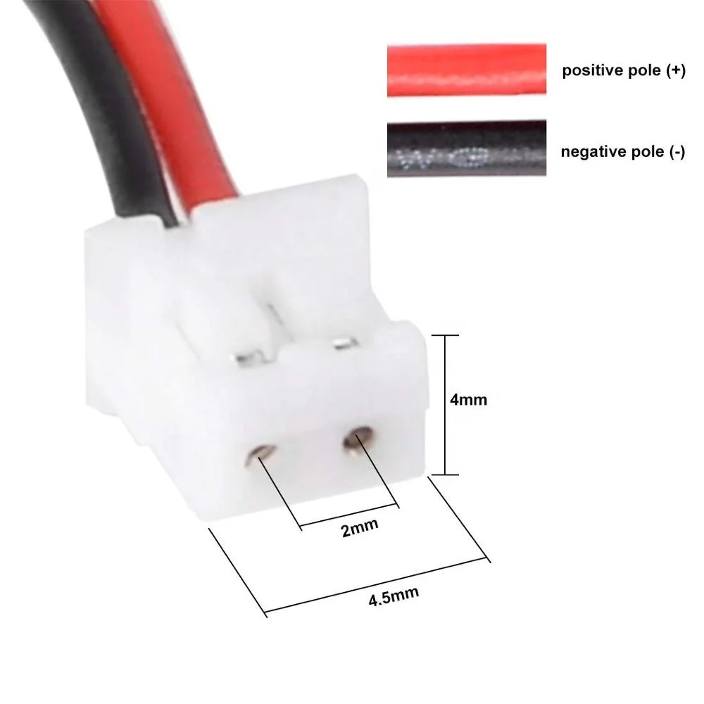 3.7v 503440 600mAh lithium polymer batteries