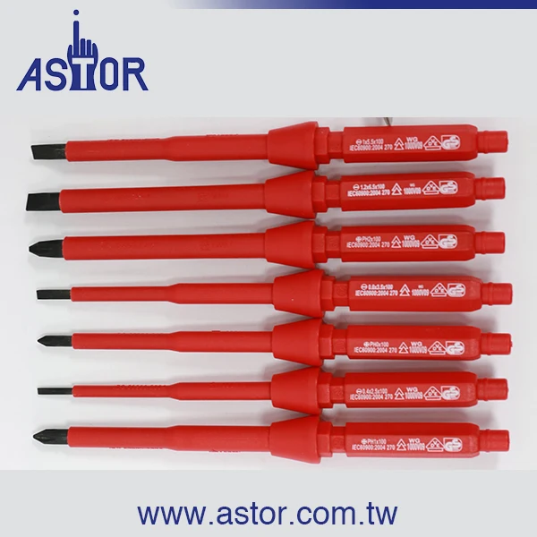 14pcs Interchangeable Insulated 2 in 1 phillips slotted screwdriver precision screwdriver set