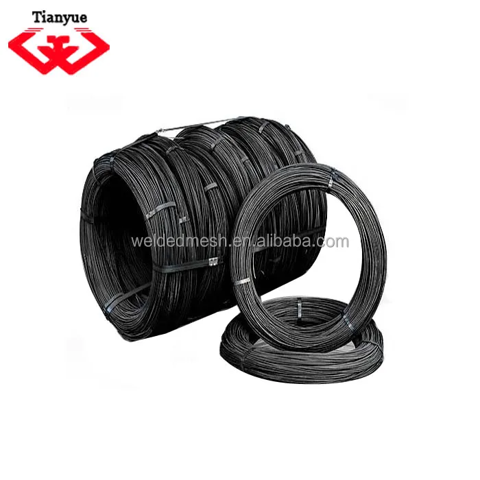 lightly oil coated black annealed iron wire