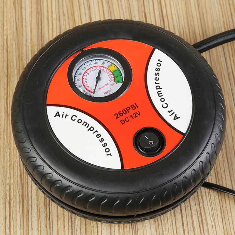 Portable Electric Mini Tire Inflator mini Compressor 12V Auto Air Compressor Pump Car Tyre