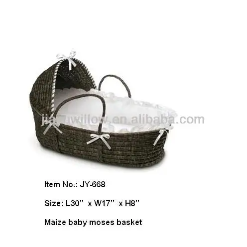 
Wholesale Maize woven basket moses basket 
