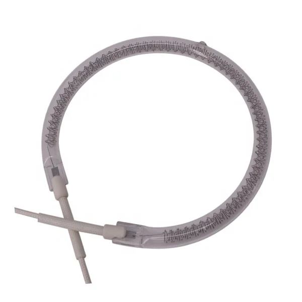 Circular quartz halogen heat lamp 1300w for flavour toaster ovens