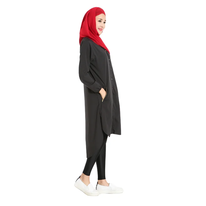 
New model abaya in dubai lslamic long skirts front open muslim maxi abaya dress 