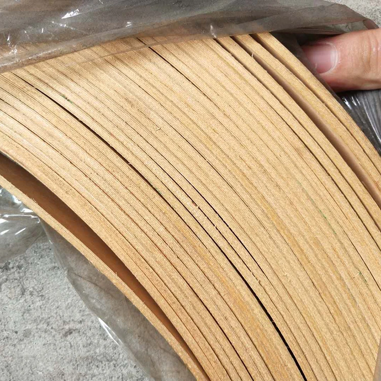 Natural 0.45mm 1mm 1.2mm 2mm Veneer Tape and Edge Banding Veneer