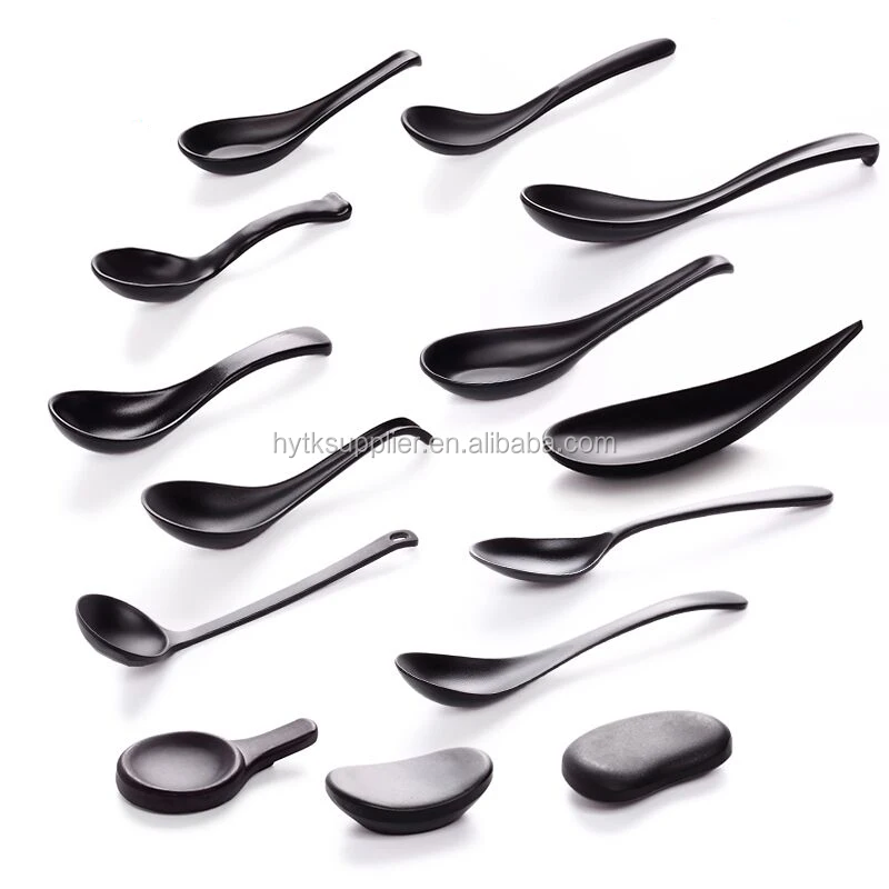 Bulk buy melamine chinese soup spoon,plastic ramen spoons