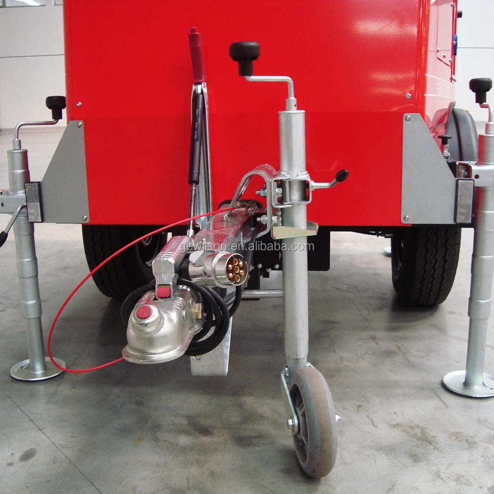 9m Hydraulic Mast Portable Diesel Engine Spotlights Light Tower