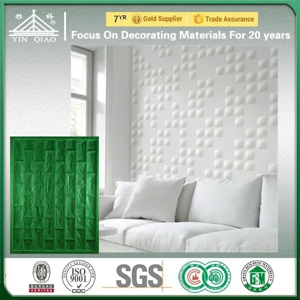 Silicone Rubber Molds for Gypsum 3D Wall Panel Decoration Material