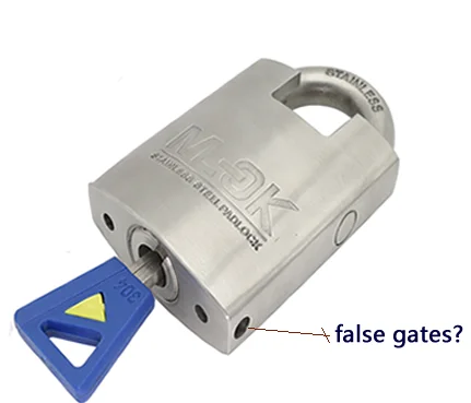 Mok производитель замочка на открытом воздухе Анти ржавчины замок из нержавеющей стали похожие висячий замки с 3 ключа