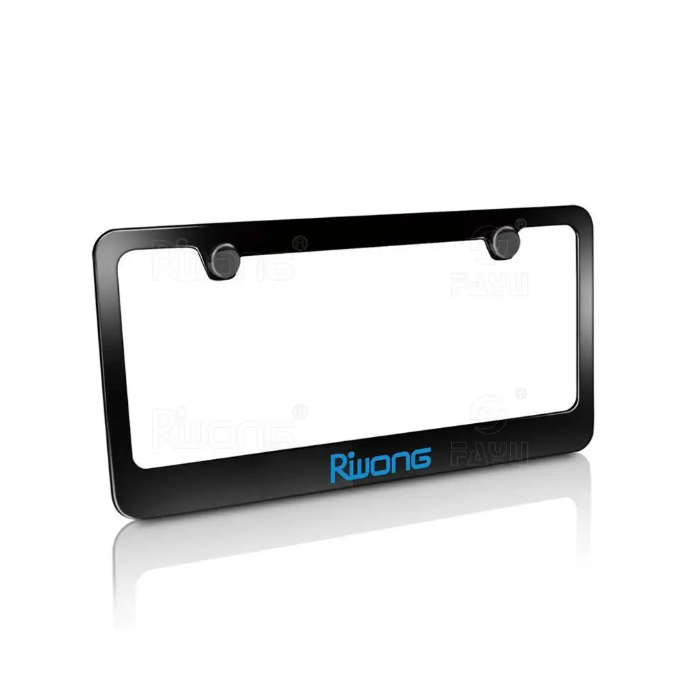 Custom theme number plate frame