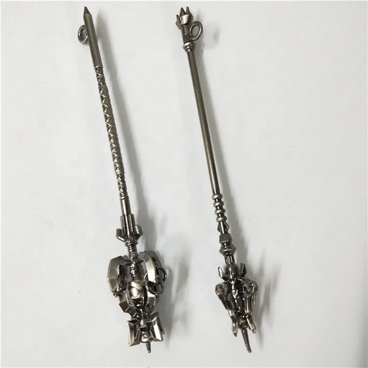 
Weapon model toy Knife and sword Key chain hook metal craft Online game peripheral Related products pendant 