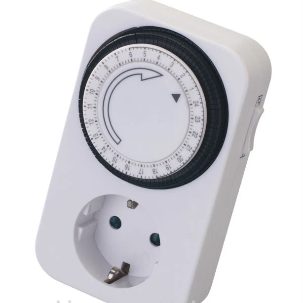 
24 hours programmable mechanical timer switch with 48 On/Off Programs  (1920815688)