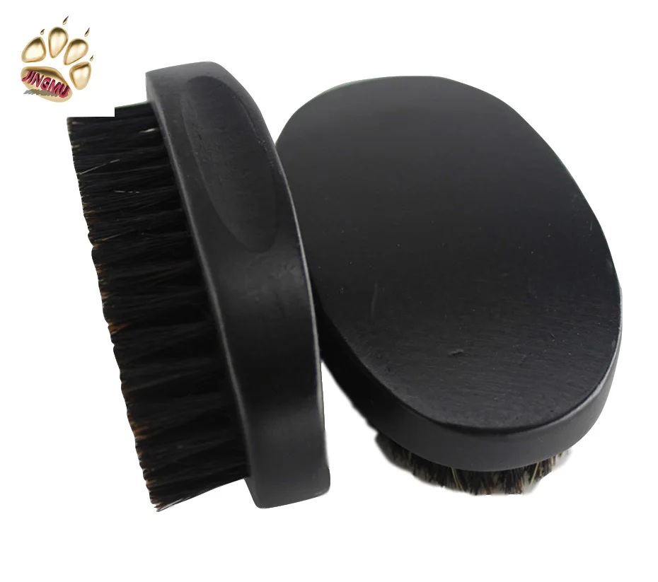High quality custom logo wooden beard comb brush