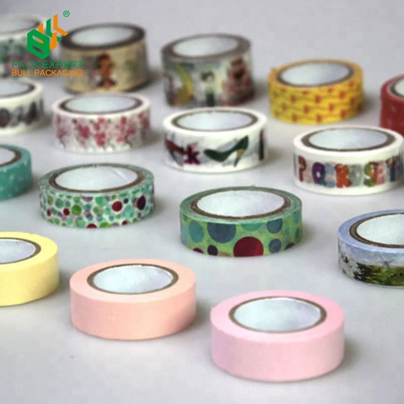 Shenzhen Manufacturer Wholesale christmas colorful japanese masking tape jumbo custom printed washi tape paper china