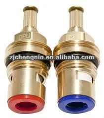 G1/2 Poland 20teeth spline brass faucet ceramic disc brass tap valve cartridge