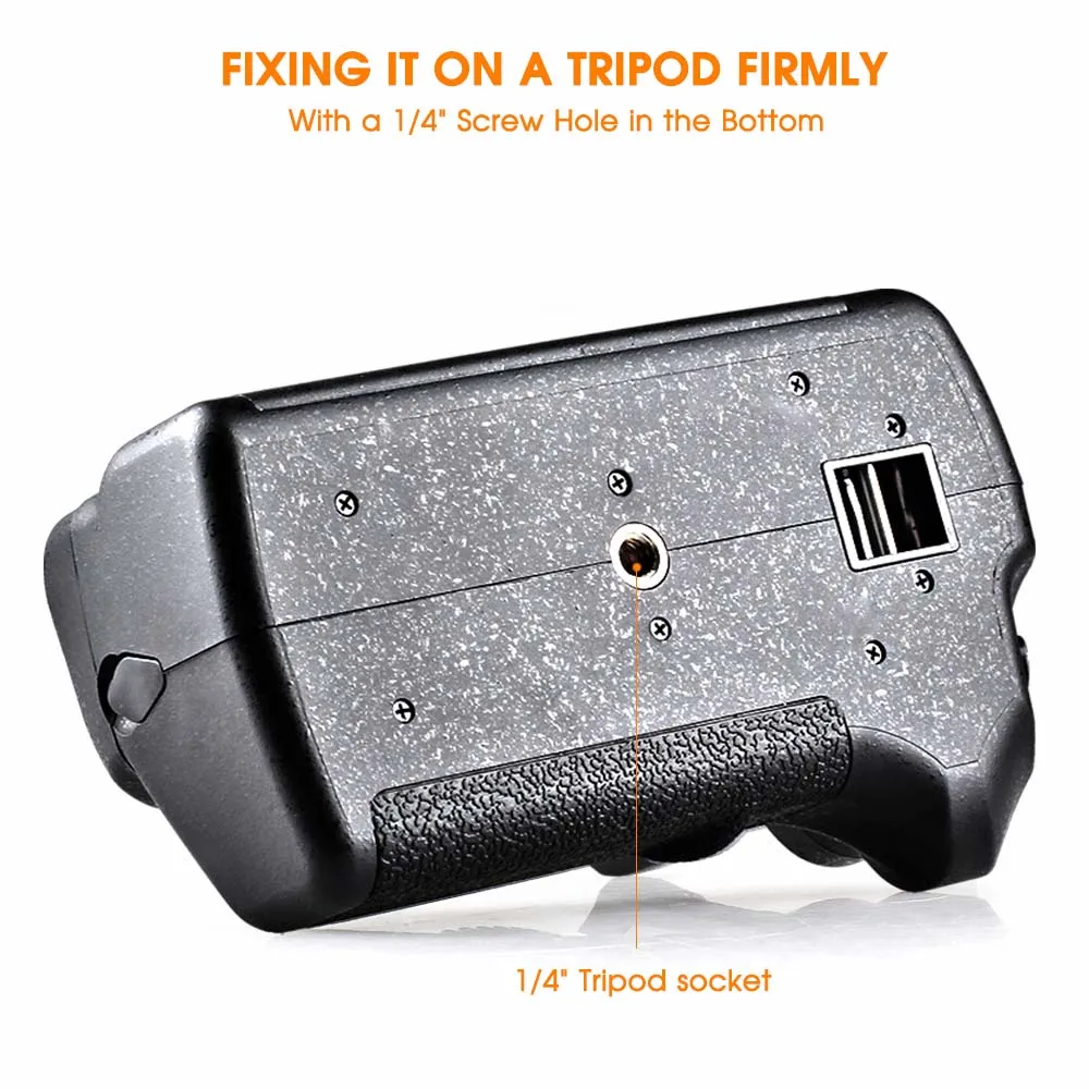 
Travor Battery Grip Holder For Nikon D5100 D5200 D5300 DSLR Camera Work With EN-EL14 