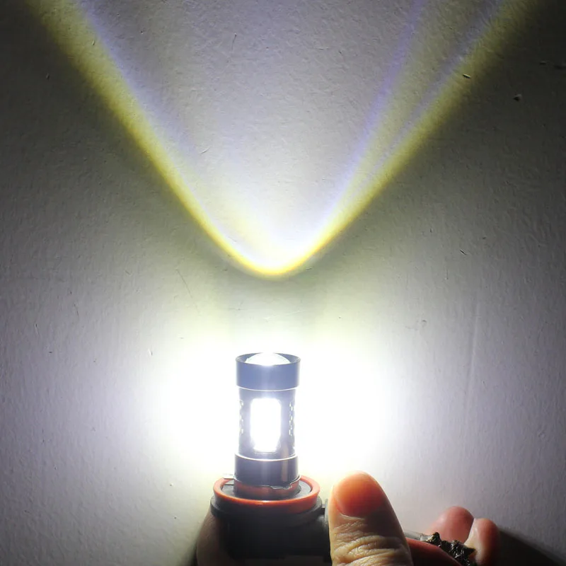 H8 Автомобильные светодиодные противотуманные фары лампы 80W 720lm 6000k белый головного света H4