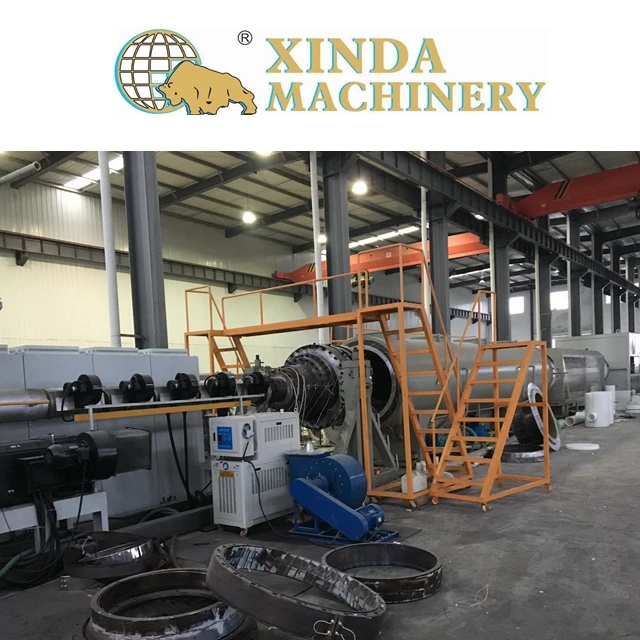 Xingda pe 450mm germany  hdpe ductile pipe production line price