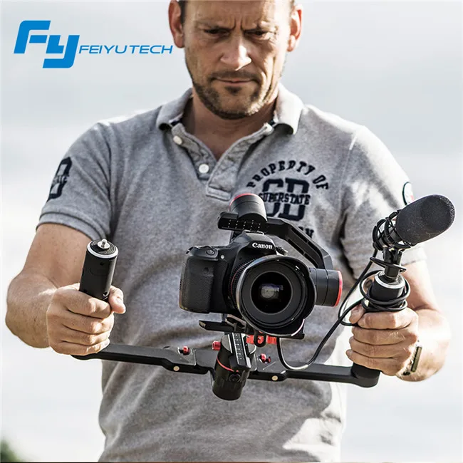 
Feiyu a2000 3-Axis handheld Dual Handle System Camera gimbal Stabilizer for 5D IV III II A7 A7R A7S 