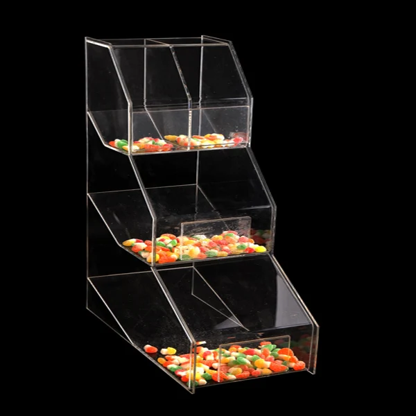 Wholesale Shop Lager Acrylic Candy Box Plastic Box For Food Display