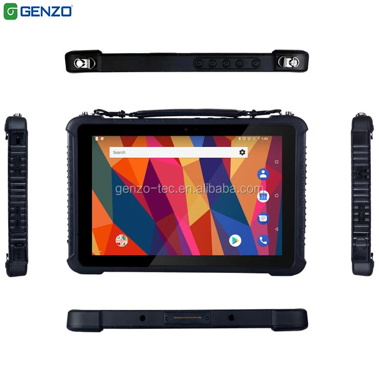 8/10 inch rugged tablet android industrial Android8.1 tablet pc with ethernet port/RS232/Fingerprint/1D/2D/13MP Camera 10000mAh