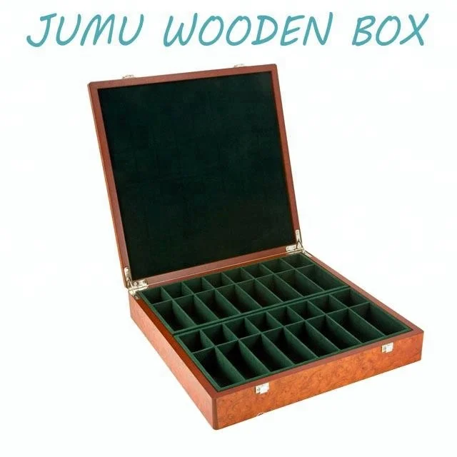 luxury big chess storage wooden box with handle