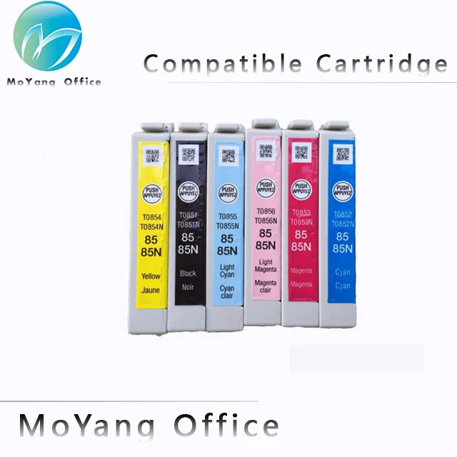 MoYang INK CARTRIDGE T0851 T0852 T0853 T0854 T0855 T0856 Compatible for EPSON PHOTO 1390 R330 printer