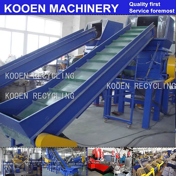 Торговая гарантия KOOEN, лидер продаж, машина для переработки пластиковых бутылок с минеральной водой