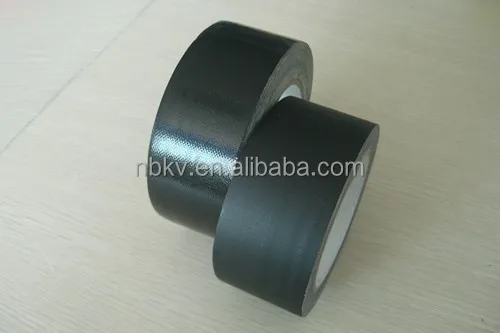 Professional Grade 50m Black Matte Cloth Gaffer Tape Non-Reflective Heavy Duty Easy Tear Single Sided Natural Rubber Stage Use