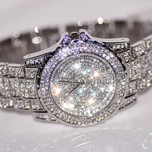 2016 Venda Quente Mulheres Relógios de Moda Diamante Relógio De Vestido de Luxo de Alta Qualidade Strass Senhora Relógio de Pulso Relógio De Quartzo Dropshipping